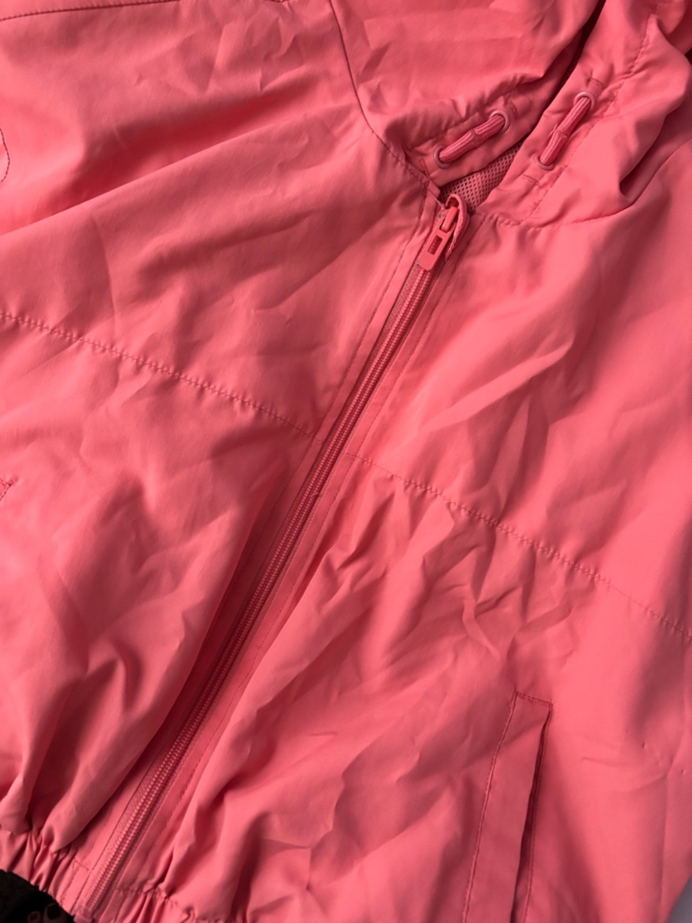 George Coral Pink Hooded Puffer Jacket